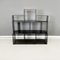 Italian Modern Squared Modular Bookcase or Display in Smoked Acrylic Glass, 1990s, Set of 10 3