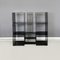 Italian Modern Squared Modular Bookcase or Display in Smoked Acrylic Glass, 1990s, Set of 10 4