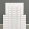 Italian Modern White Wooden Skyscraper Pedestal or Display Stand, 2000s 8