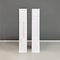 Italian Modern White Wooden Skyscraper Pedestals or Display Stands, 2000s, Set of 2 3