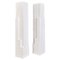 Italian Modern White Wooden Skyscraper Pedestals or Display Stands, 2000s, Set of 2, Image 1