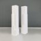 Italian Modern White Wooden Skyscraper Pedestals or Display Stands, 2000s, Set of 2 2