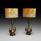 Early 20th Century Brass Table Lamps, 1890s, Set of 2 1