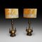 Early 20th Century Brass Table Lamps, 1890s, Set of 2, Image 1