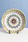 Polychrome Flower Wreath Plate from Nevers Faience, Image 1