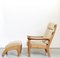 Vintage Highback Chair and Ottoman by Juul Kristensen, 1970s, Set of 2 19