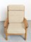 Sedia con schienale alto vintage e poggiapiedi di Juul Kristensen, anni '70, set di 2, Immagine 13