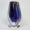 Vase aus Murano Kristallglas, 1980er 2