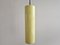 Lámpara colgante grande de cristal de Murano amarillo de Massimo Vignelli para Venini, años 60, Imagen 1