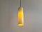 Grande Lampe à Suspension en Verre de Murano Jaune par Massimo Vignelli pour Venini, 1960s 5
