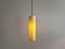 Grande Lampe à Suspension en Verre de Murano Jaune par Massimo Vignelli pour Venini, 1960s 6