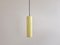 Lampada a sospensione grande in vetro di Murano giallo di Massimo Vignelli per Venini, anni '60, Immagine 4