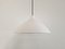 Finnish White Metal Pendant Lamp by Lisa Johansson-Pape for Stockmann-Orno 1