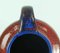 Vaso Fat Lava vintage blu e rosso, Immagine 8