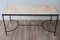 Vintage Coffee Table in Marble and Black Lacquered Metal, 1950 15