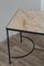 Vintage Coffee Table in Marble and Black Lacquered Metal, 1950 9