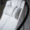 Minimal Genuine Leather Sling Swing in White from Studio Stirling, Image 4