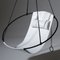 Minimale Sling Swing aus Echtem Leder in Weiß von Studio Stirling 7
