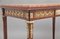 Antique French Centre Table in Mahogany with Marble Top, 1890, Image 7