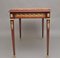 Antique French Centre Table in Mahogany with Marble Top, 1890, Image 9