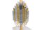 Pied De Lampe Sculpture Cactus Laiton Et Chrome Lem Atelier La Boetie 1974 4