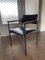 Mid-Century Modern Teak and Black Steel Desk Chair, 1950s, Image 10