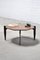 Italian Modernist Coffee Table in Teak and Lacquered Metal, 1950s 2