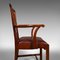 Antique English Carver Chairs in Chippendale Style, 1800, Set of 2 11