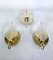 Vintage Sconces in Brass and Glass from Zero Quattro, Italy, 1970s, Set of 3 6