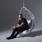 Modern Nest Egg Hanging Chair from Studio Stirling, Image 9