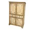 Vintage Wooden Cabinet with Hand-Painted Drawings, Image 1