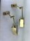 Postmodern Articulated Brass Wall Lamps from Baulmann Leuchten, Germany, 1980s, Set of 2, Image 6