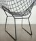 Armchair in Black Enameled Metal attributed to Harry Bertoia for Knoll, United States, 1970s 7