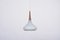 Lámpara colgante danesa vintage de vidrio opalino de Holmegaard, años 60, Imagen 11