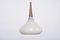 Vintage Danish Pendant Lamp in Opaline Glass by Holmegaard, 1960s 10