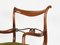 Italienischer Mid-Century Armlehnstuhl aus Holz & Grünem Samt, 1950er 2