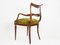 Mid-Century Italian Wooden and Green Velvet Armchair, 1950s, Image 8