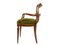 Mid-Century Italian Wooden and Green Velvet Armchair, 1950s 3