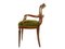 Mid-Century Italian Wooden and Green Velvet Armchair, 1950s, Image 3