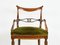 Fauteuil Mid-Century en Bois et Velours Vert, Italie, 1950s 6