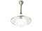 Small Chrome Plated & Opaline Glass Pendant Lamp by Otto Müller for Sistrah Licht Gmbh, 1920s, Image 1