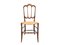 Italian Wood & Vienna Straw Chiavari Chair attributed to Fratelli Levaggi, 1950s 1