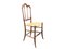 Italian Wood & Vienna Straw Chiavari Chair attributed to Fratelli Levaggi, 1950s, Image 3