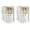 Vintage Glass Sconces, Italy, 1960s, Set of 2, Image 1