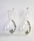 Vintage Glass Jugs with Silver Decorations, Italy, 1970s, Set of 2, Image 4