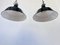 Black Enamel Ceiling Lamps, 1930s, Set of 2, Image 9