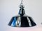 Black Enamel Ceiling Lamps, 1930s, Set of 2 4