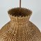 Austrian Rattan & Wicker Pendant, 1950s 11