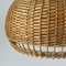 Austrian Rattan & Wicker Pendant, 1950s, Image 13