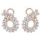 Diamonds, 18 Karat Rose Gold Earrings, Set of 2, Image 1